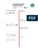 3° 4 Examen Álgebra