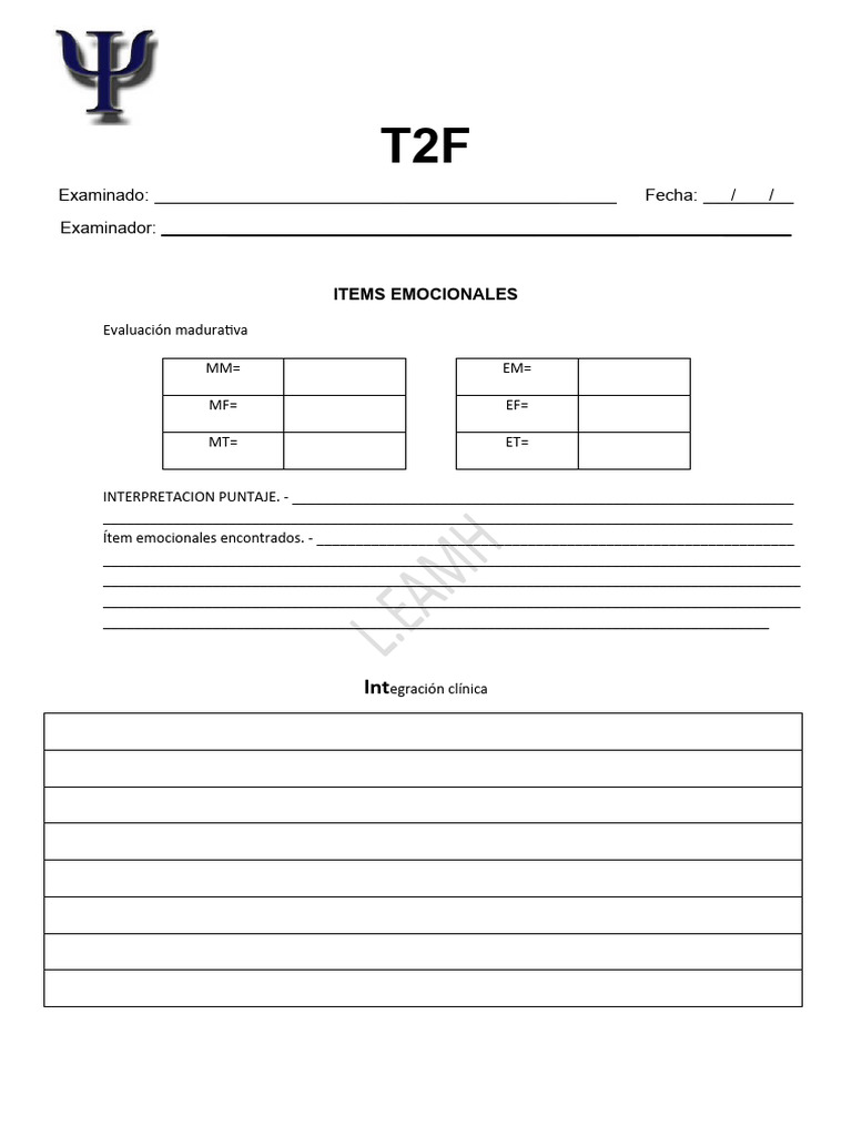 Significado y Ejemplos de T2F | PDF