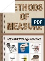 Methods of Measurement