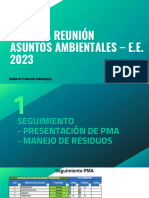 Tercera Reunión Asuntos Ambientales - E.E. 2023: Unidad de Producción Andaychagua