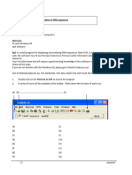 Instruction N Guidelines - LAB 8 & 9 - ANALYSIS OF DNA SEQUENCES