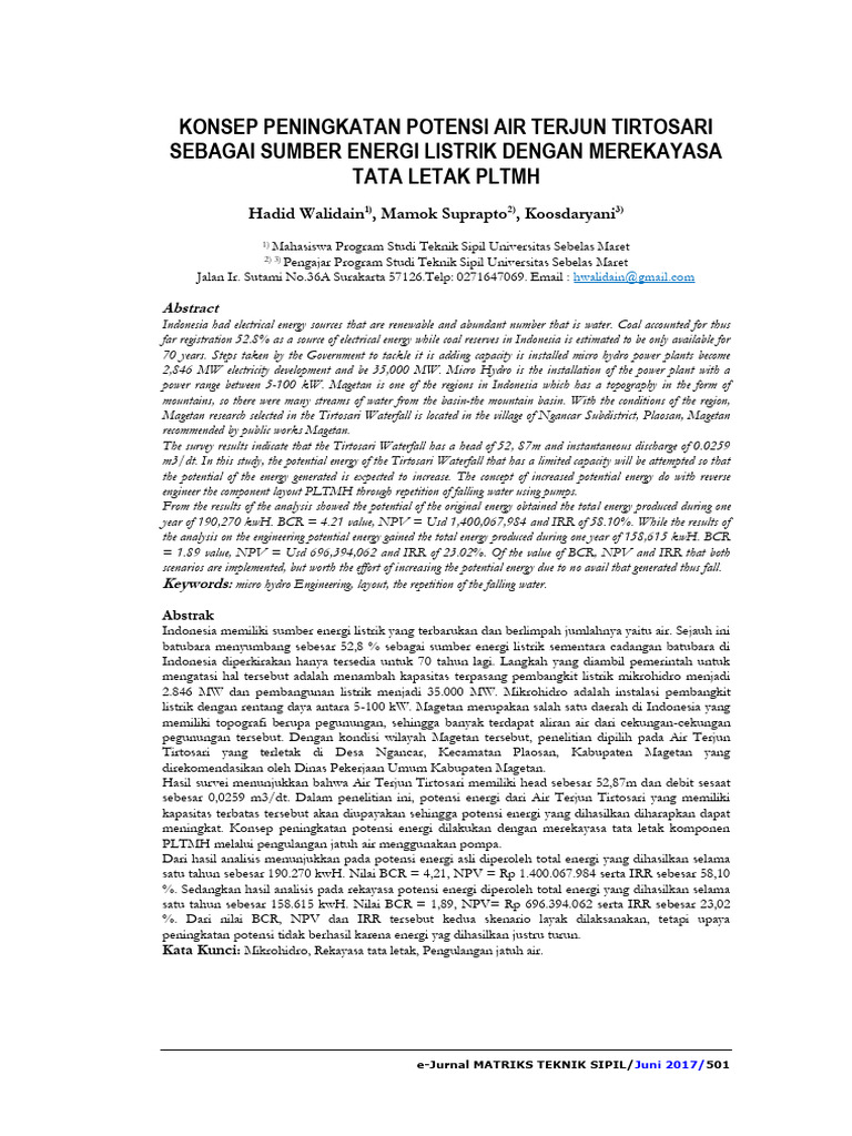 Potensi Air Terjun di Desa Tanjungsari sebagai Sumber Daya Ekowisata