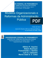 Gestão Pública I - Modelos Organizacionais - 17.04.10