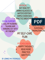 Self-Care Plan by Jennielyn R. Rodriguez