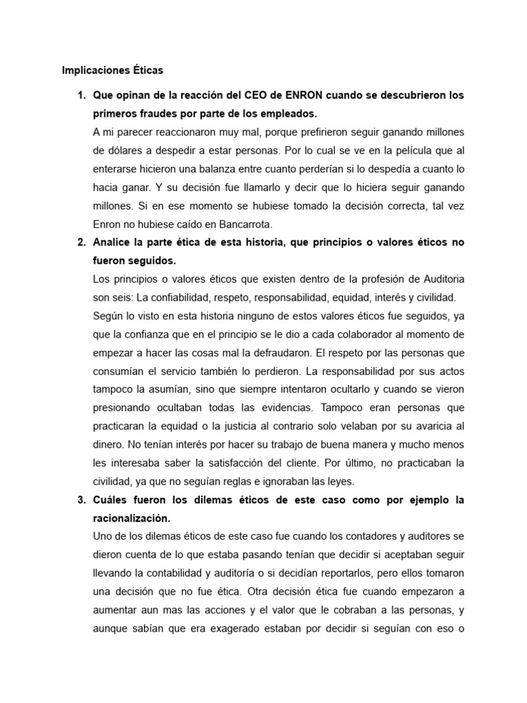 Implicaciones ticas pdf