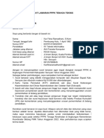 Format Surat Lamaran PPPK Tenaga Teknis 2022