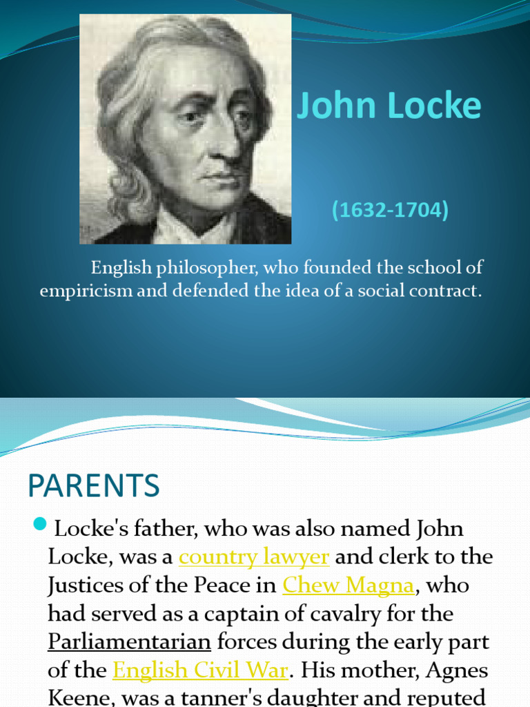 John Locke PDF John Locke Idea