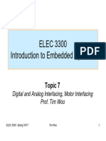 ELEC3300 07 ADC Motor Interface