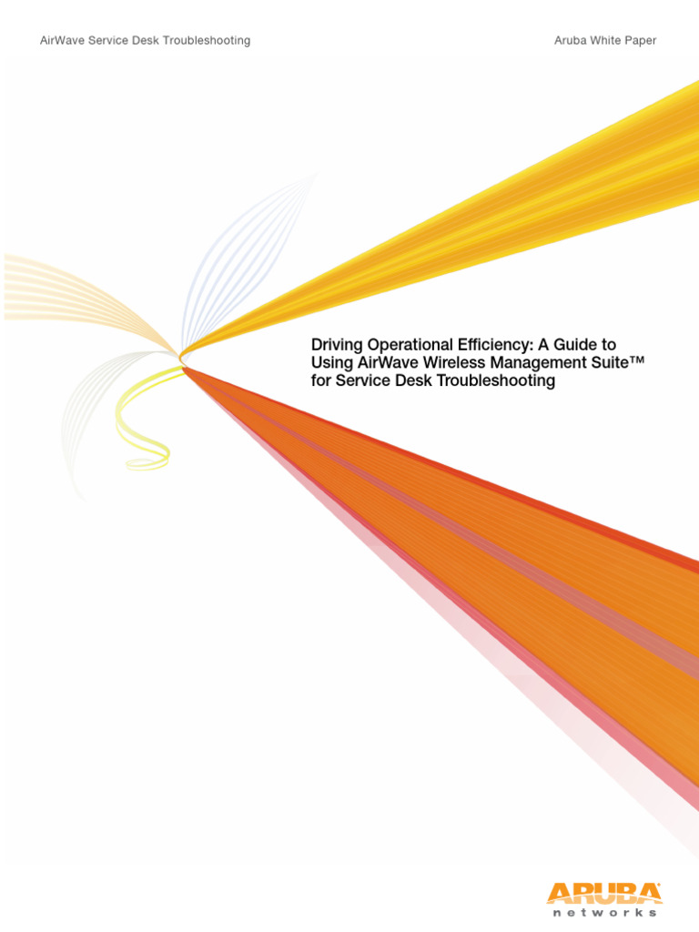 WP AirWave Service Desk Troubleshooting v2 PDF Computer Network