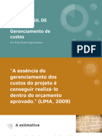 GESTÃO ÁGIL DE PROJETO - Gerenciamento de Custos PDF