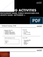 Traning Activities at PUBLIC KSA-SEP 23