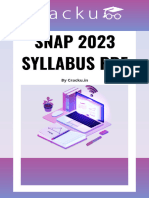 Snap 2023 Syllabus PDF