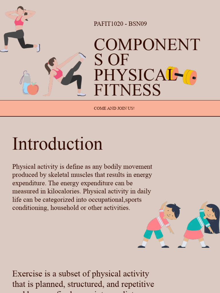 Components of Physical Fitness Explained | PDF