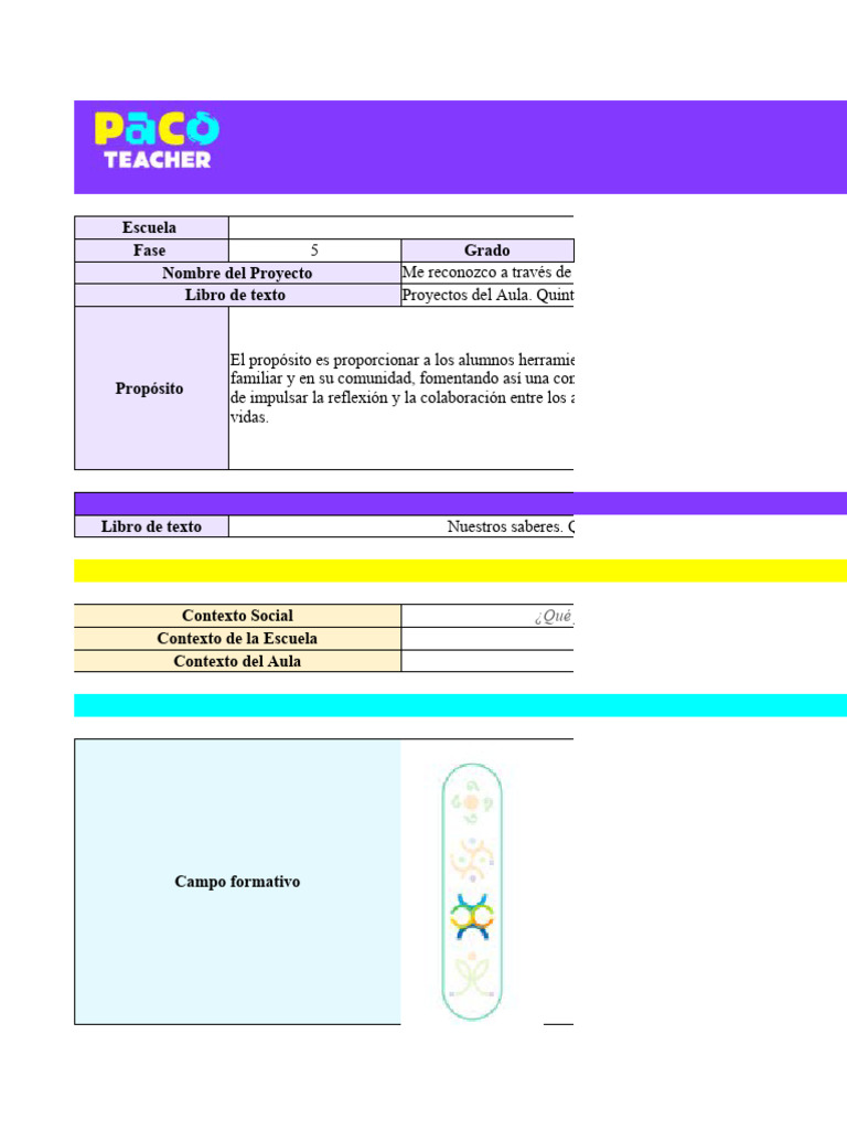 Proyecto: Me Reconozco en Mi Familia | PDF | Aprendizaje | Salón de clases