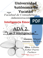 ADA 2. Las 7 inteligencias