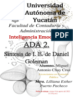 ADA 3. Sintesis de I. E. de Daniel Goleman