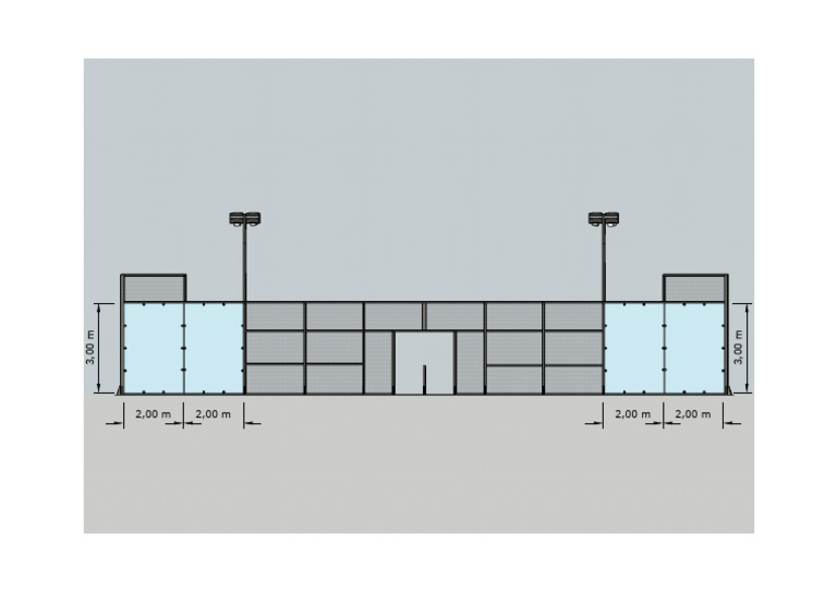 dimensi kaca tampak depan | PDF
