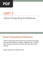 Unit 2: Cloud Computing Architecture