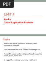 Unit 4: Aneka Cloud Application Platform