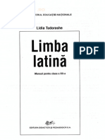 Limba Latina - Clasa 12 - Manual - Lidia Tudorache