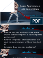 12 Lesson 3 Dance Appreciation and Composition