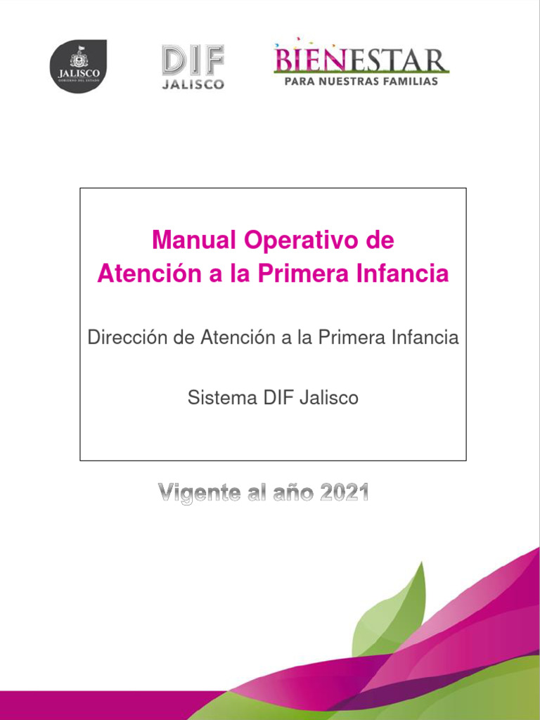 Manual de Atención a la Primera Infancia | PDF | Educación de la ...