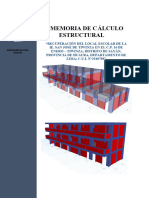 Memoria de Calculo Estructuras - Huancayo