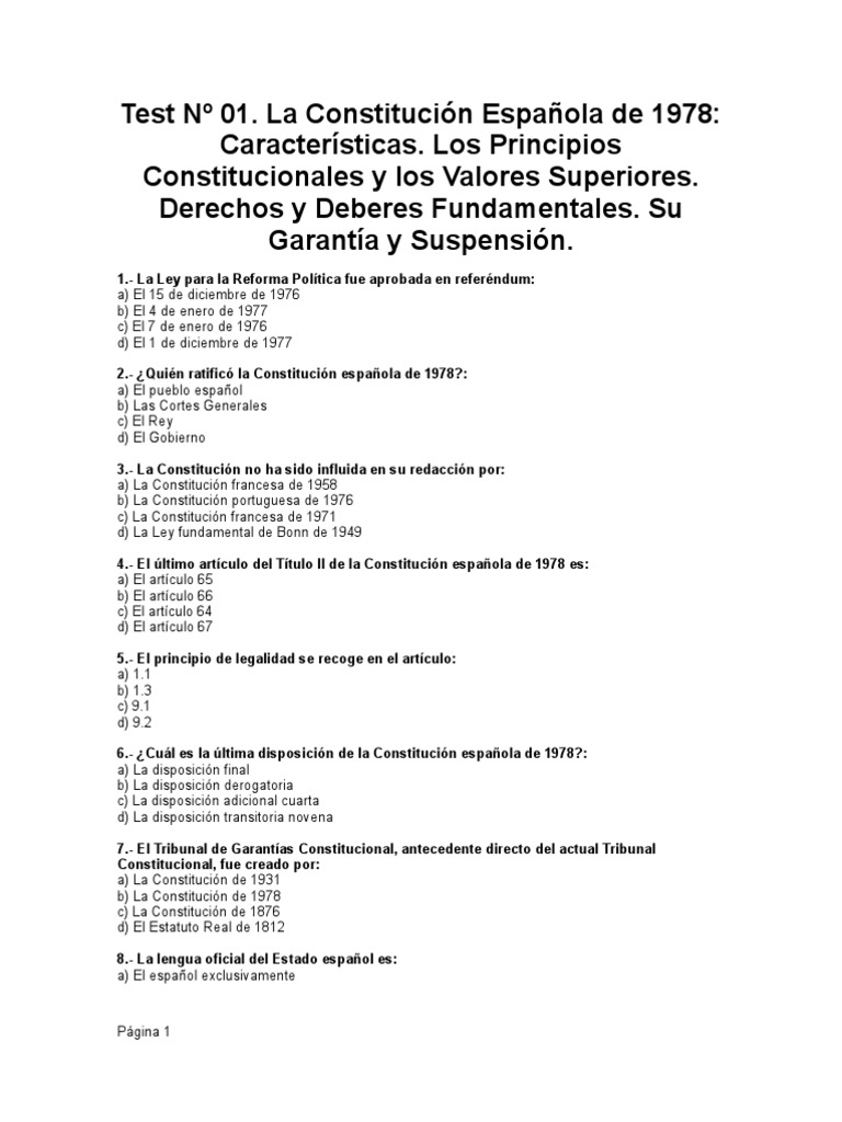 Meloso Dalset Ecología Auxiliar Administrativo Del Estado Test Oposiciones | PDF | España |  Comisión Europea