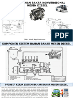 Paparan Sistem Bahan Bakar Konvensional Mesin Diesel