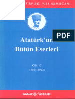 Atatürk'ün Bütün Eserleri Cilt 12 (1921-1922)