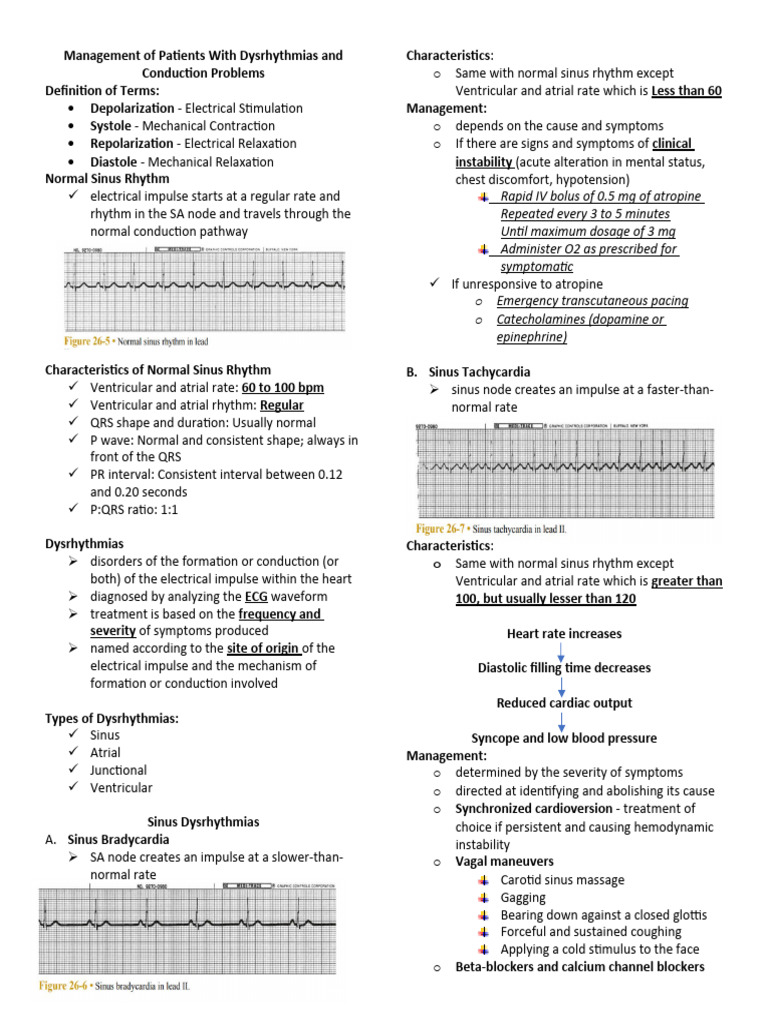 Module Dysrhythmias | PDF