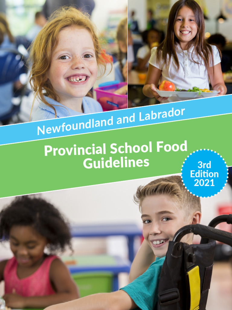 Provincial School Food Guidelines Jan 2022 PDF