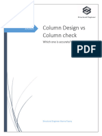 Column Design Vs Column Check