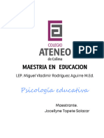 La Importancia de La Pisoclogia Eductaiva en El Quehacer Docente