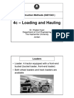4c. Loading and Hauling-Construction Methods