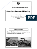 4b.Loading and Hauling (Dozers)-Construction Methods