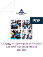 Strategy For Prevention Workplace Accidents 2004