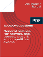 10000_questions General science for Railways, SSC, UPSSSC, PCS & all other competitive Exams- Anil Kumar bajpai