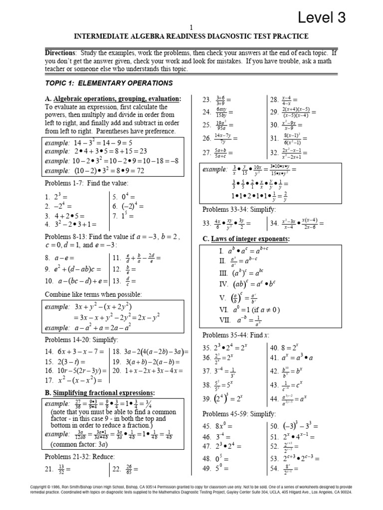 Level 3 placementteststudy pdf