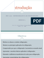 MEC1902 - Introdução Dos Fundamentos de Refrigeração