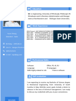 Blue Smart Resume-WPS Office