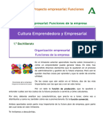 CE1 - Tema3.2 Proyecto empresarial Funciones CE1 Funciones de la empresa de empresa