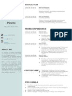 S Green Resume-WPS Office