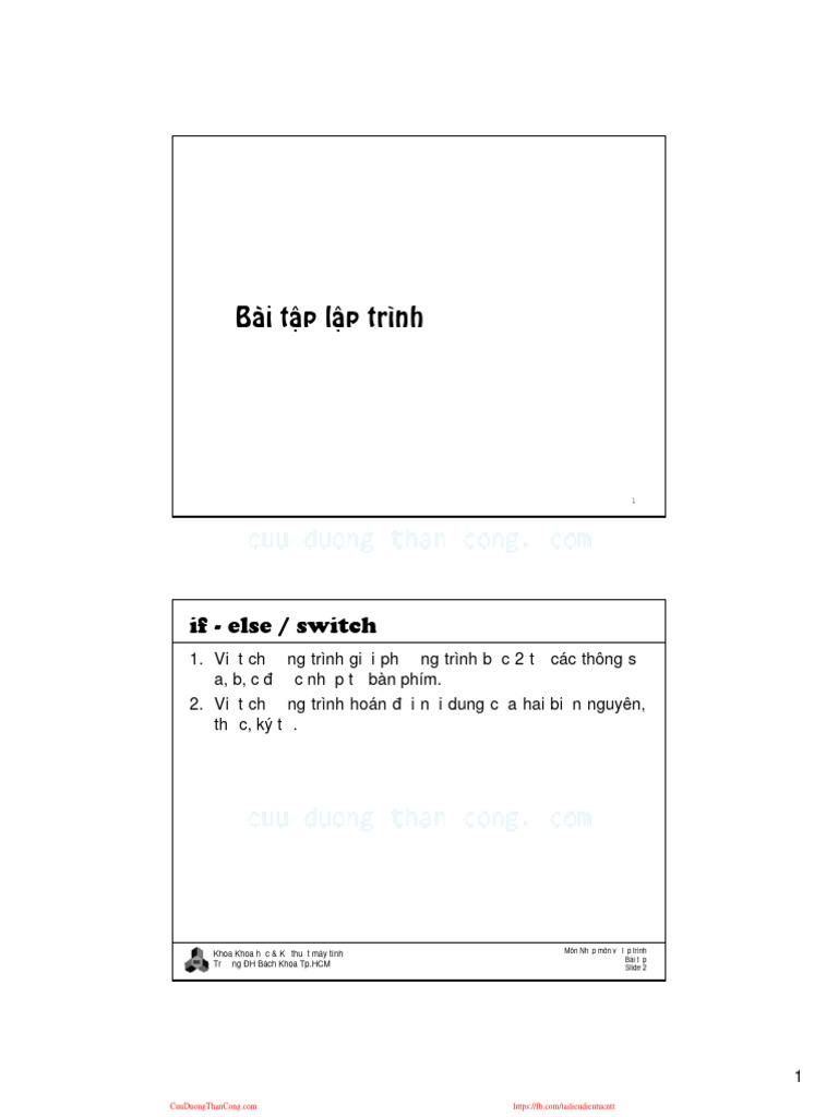 Nhap mon lap trinh vuong ba thinh bai tap lap trinh