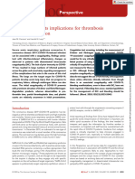 COVID-19 and Its Implications For Thrombosis and Anticoagulation