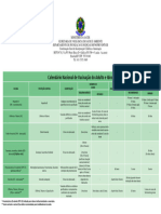 Calendario Nacional Vascinação Adultos 2023