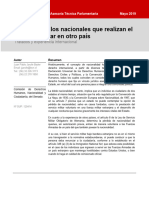 Situacion de Los Nacionales Que Realizan El Servicio Militar en Otro Pais Tratados y Experiencia Internacional