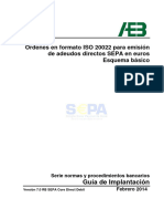 Cuaderno ISO 20022 Adeudos SEPA