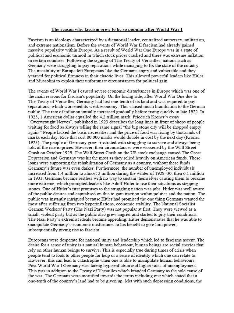 History WW2 Essay PDF