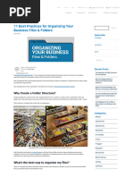 11 Best Practices For Organizing Your B... Files & Folders - EZComputer Solutions